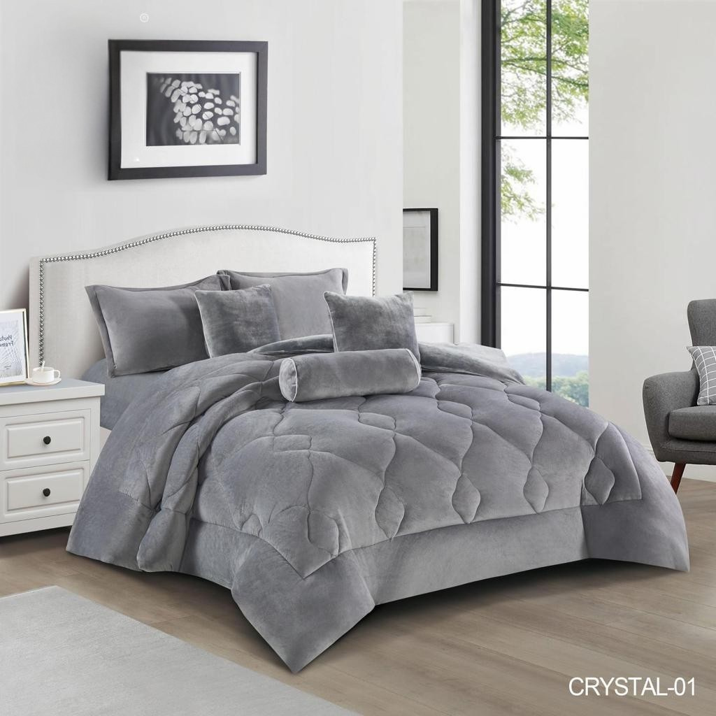 7PCS Comforter BED SPREAD