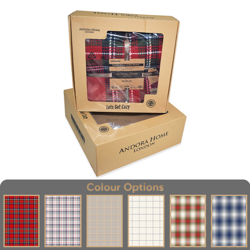 Scottish Cotton Blanket (Tartan)