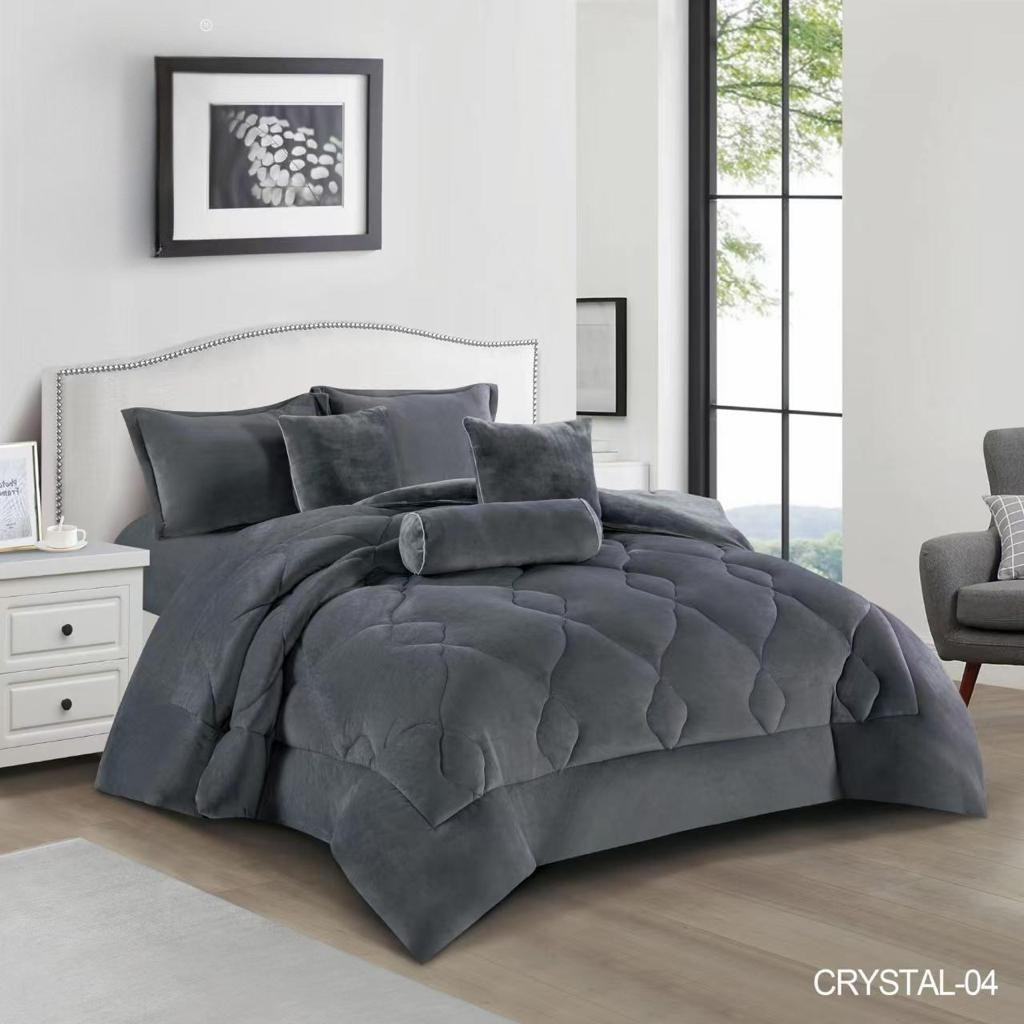 7PCS Comforter BED SPREAD