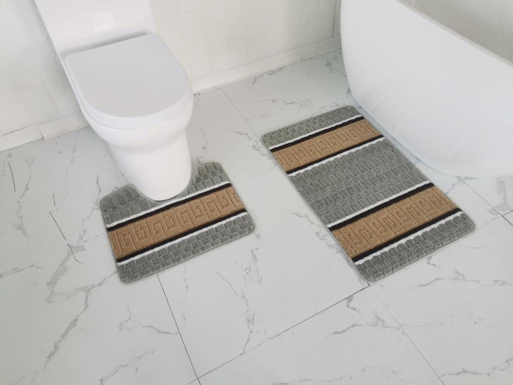 2Pcs Multi Colour Style Bath Mats