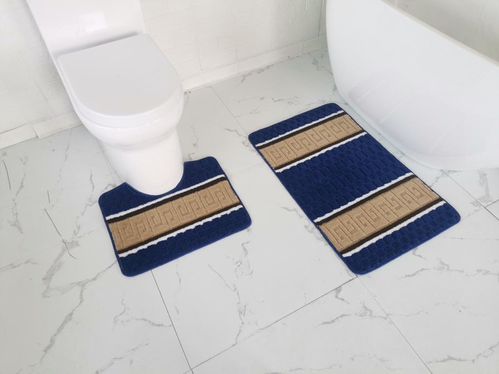 2Pcs Multi Colour Style Bath Mats