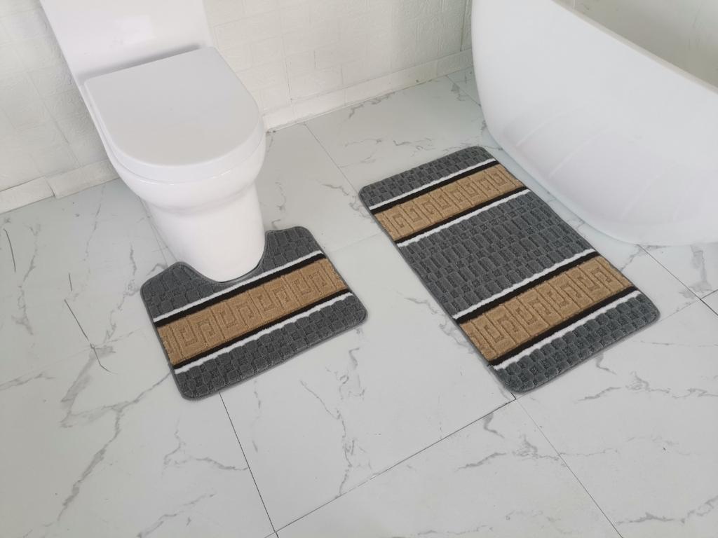 2Pcs Multi Colour Style Bath Mats