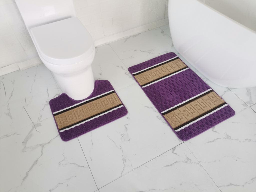 2Pcs Multi Colour Style Bath Mats