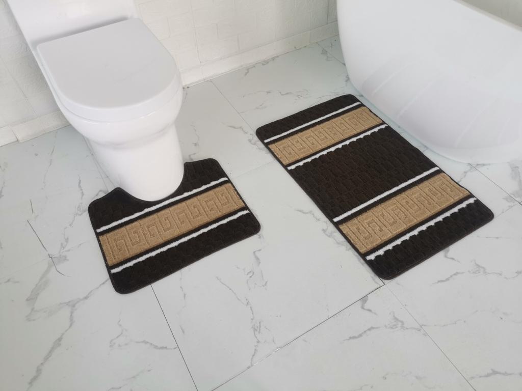 2Pcs Multi Colour Style Bath Mats