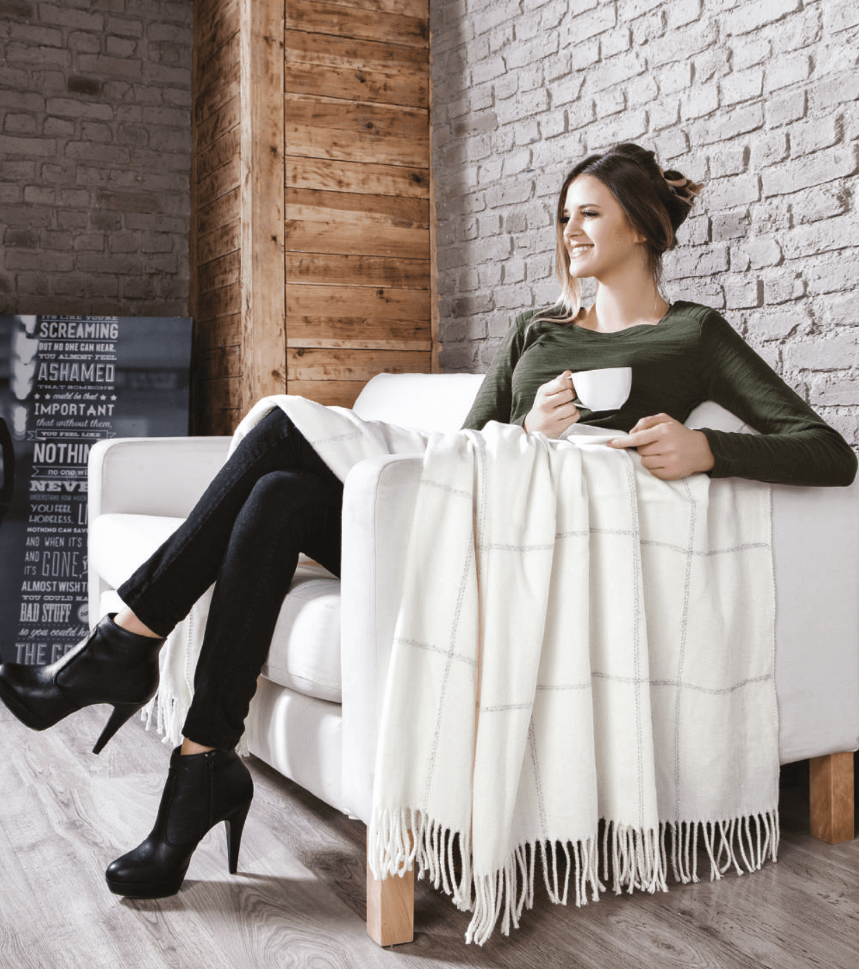 Scottish Cotton Blanket – Tartan