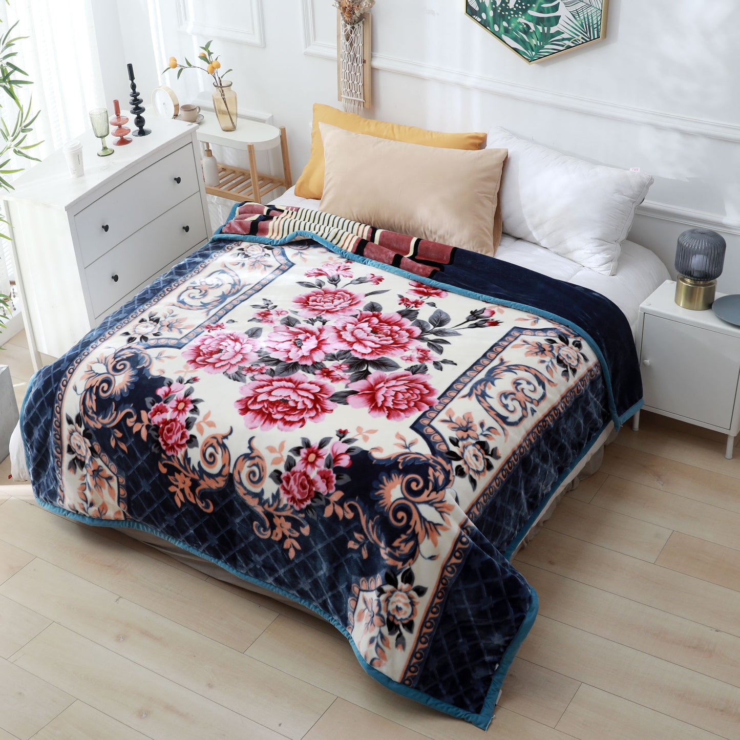 M10K King Reversible Soft Blanket – 240x200cm