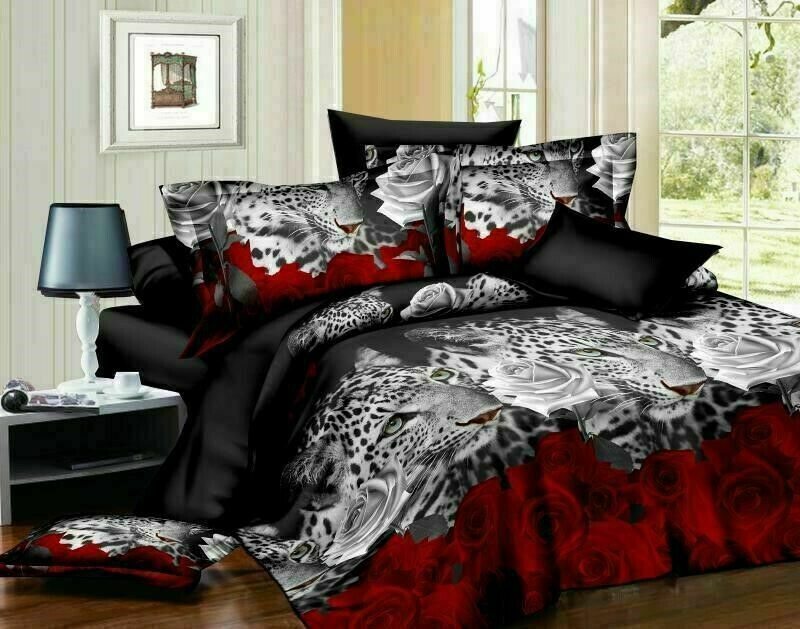 33D Floral Rose – Luxury Bedding Complete Set