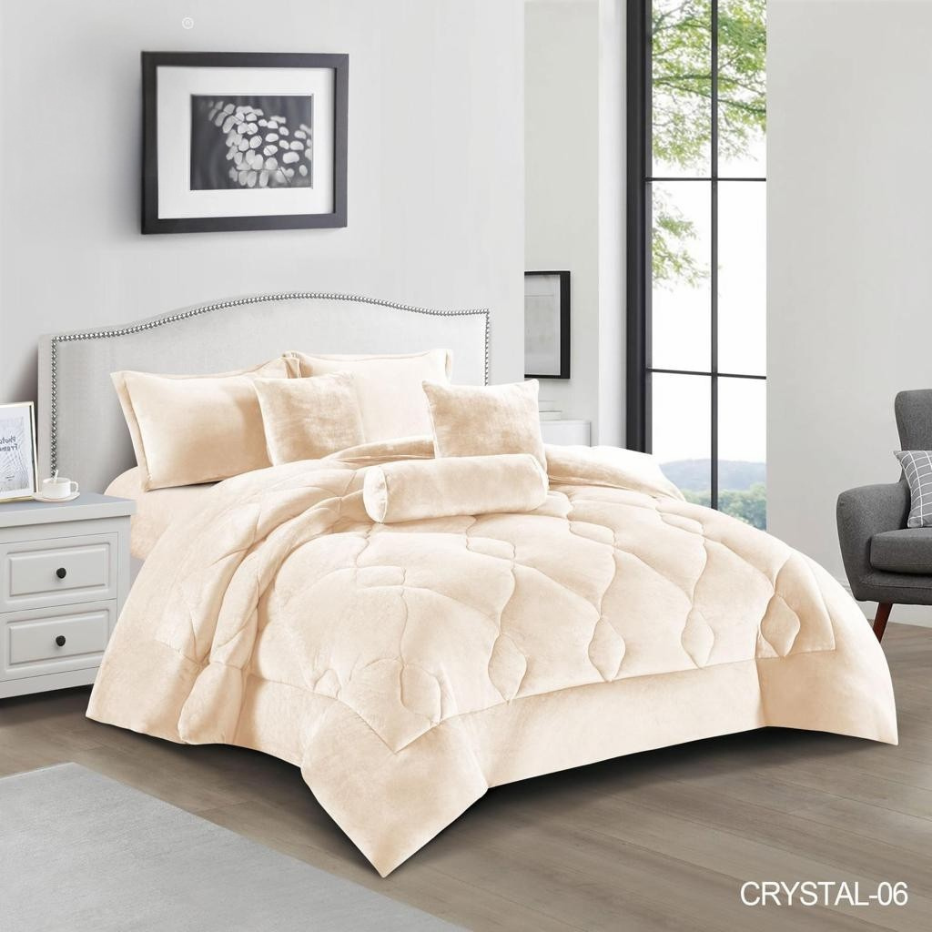 7PCS Comforter BED SPREAD