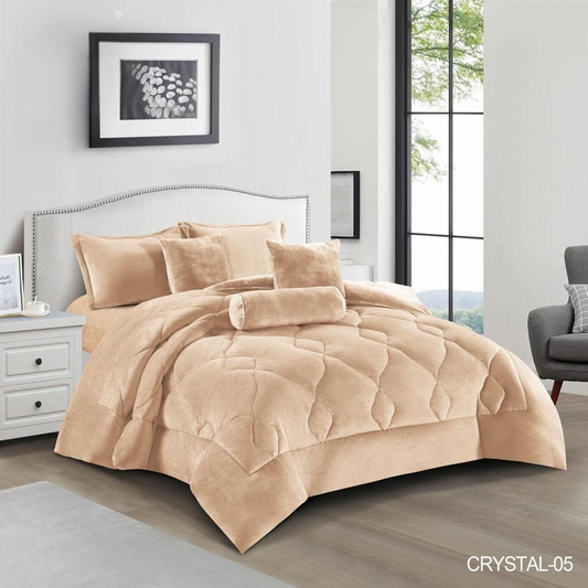 7PCS Comforter BED SPREAD