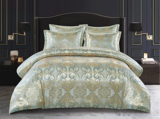 Jade Luxury Jacquard Bedding Set