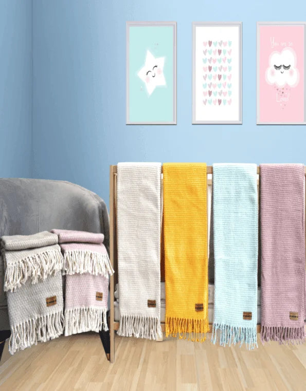 Organic Cotton Baby Knitted Blankets (Bangor)