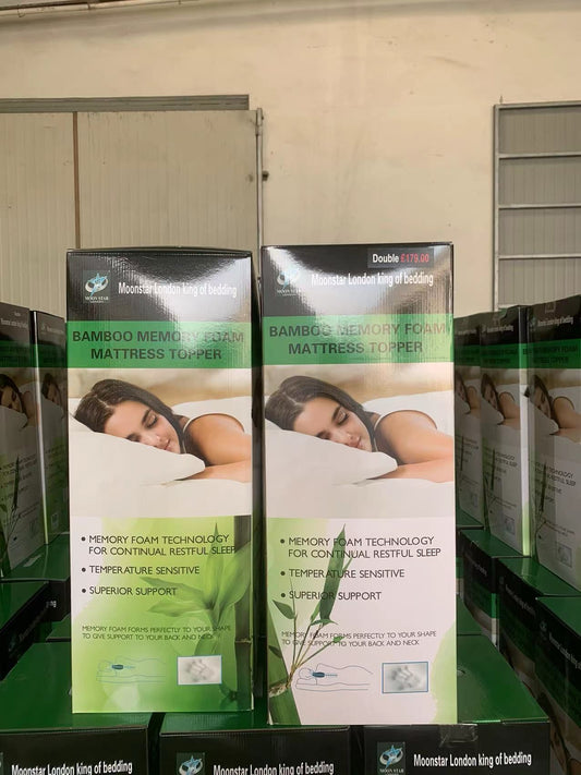 BAMBOG MEMORM FOAMY
MATTRESS TOPPER