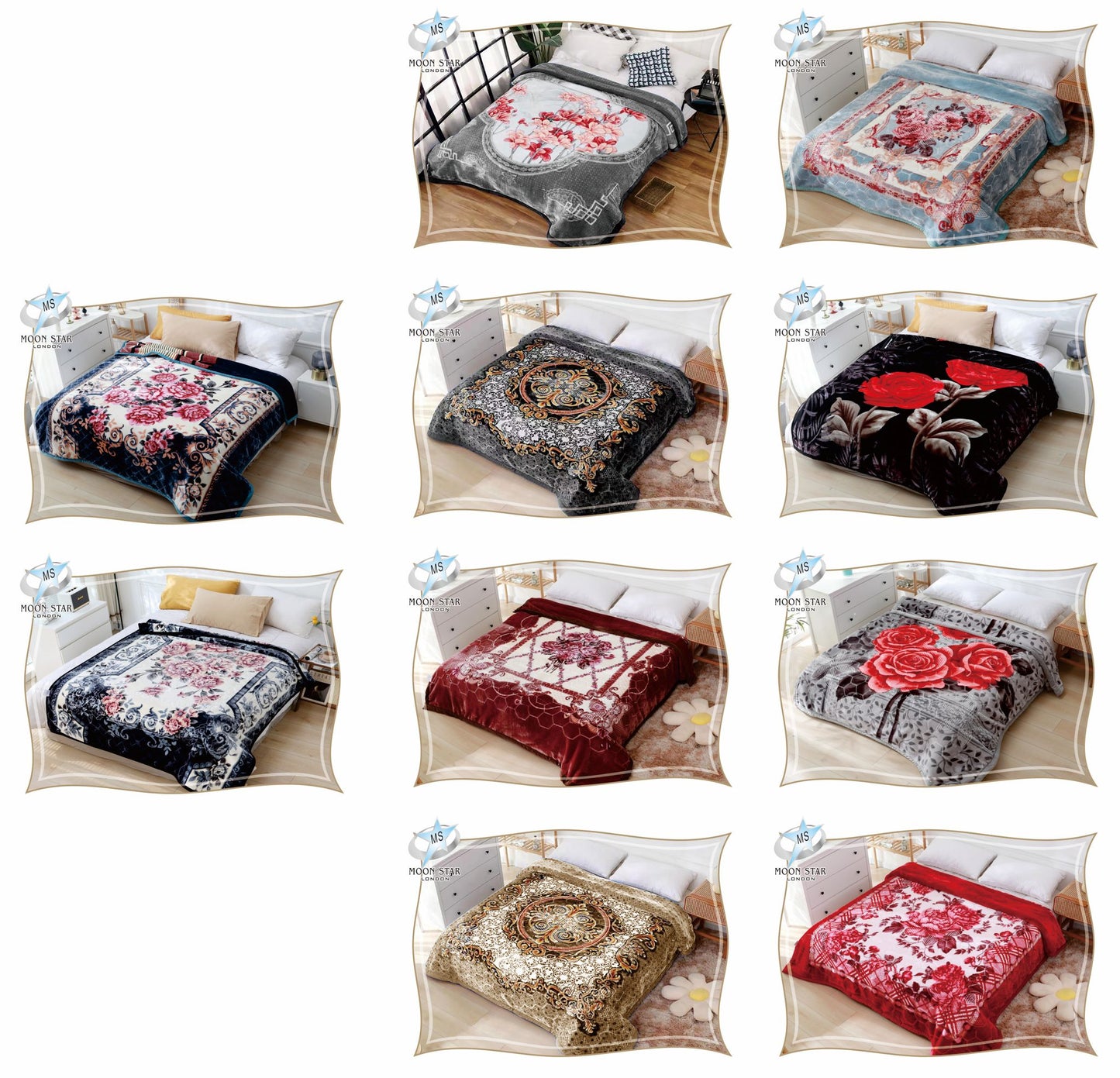 Blanket Regular Animal & Flower Designs