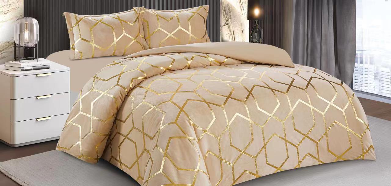New Davin Velvet 4Pcs Duvet
