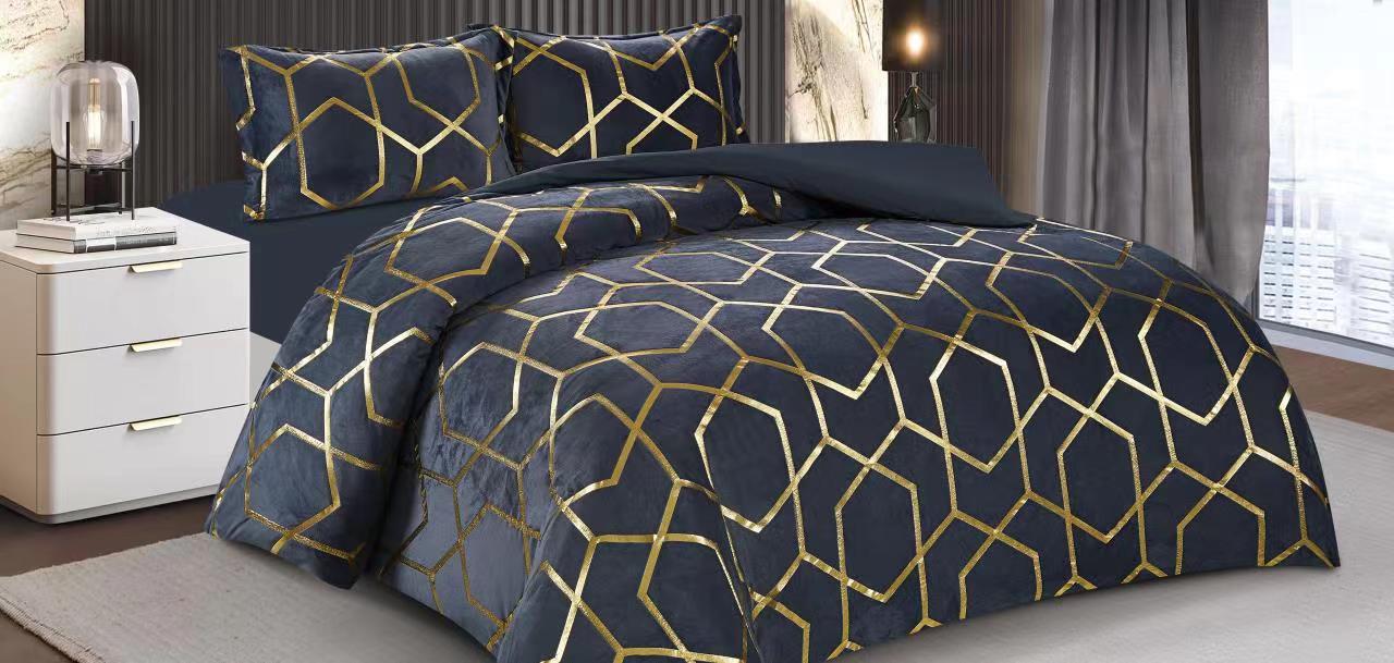 New Davin Velvet 4Pcs Duvet