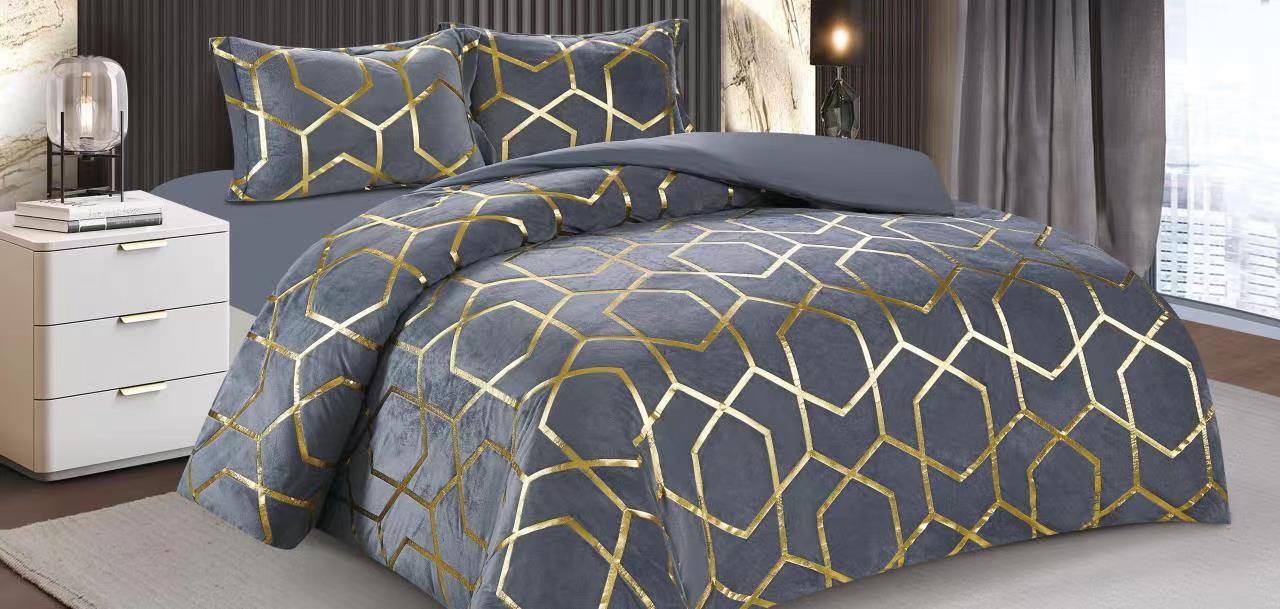 New Davin Velvet 4Pcs Duvet