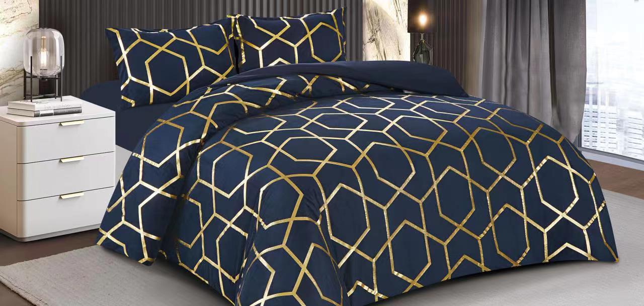 New Davin Velvet 4Pcs Duvet