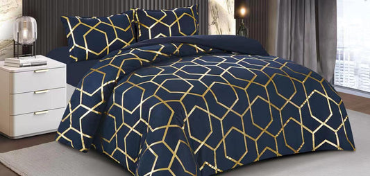 New Davin Velvet 4Pcs Duvet